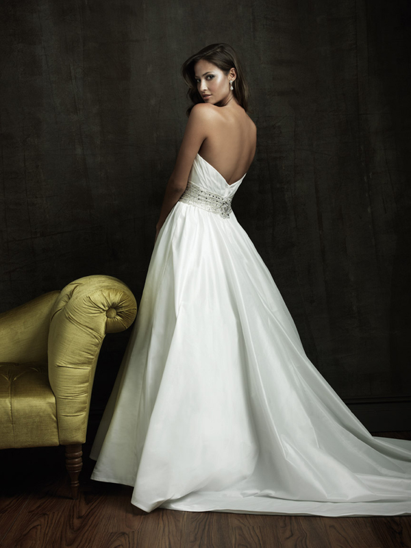 Orifashion Handmade Simple Style Bridal wedding Gown